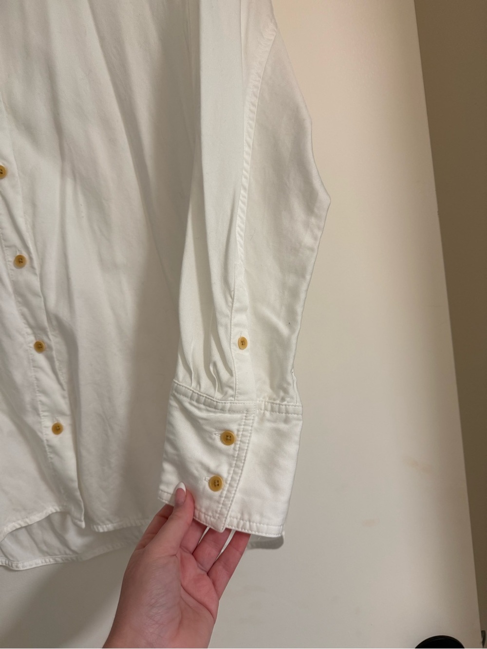 Madewell Relaxed Dolman Button-Up Shirt White Size Medium - Picture 7 of 10